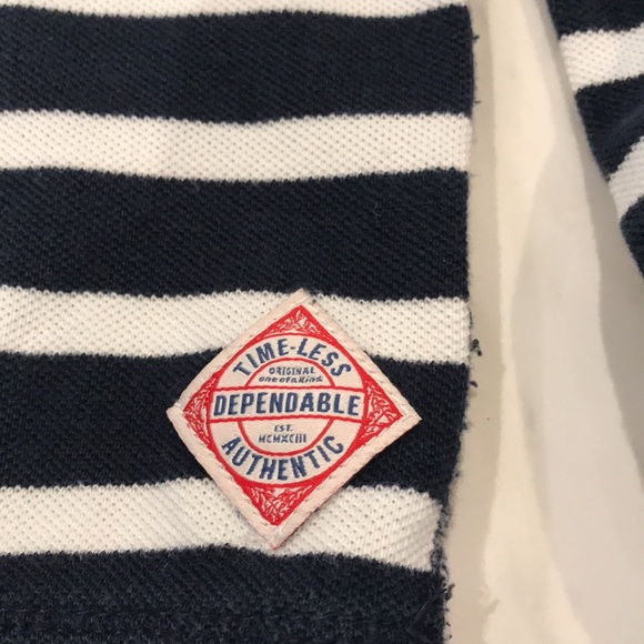 Boys H&M Blue and white shirt - Picture 3 of 5